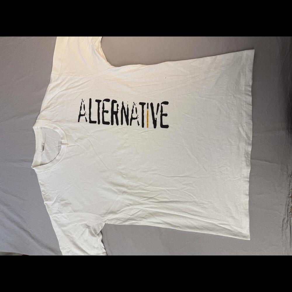 Vtg Q101 Chicago Radio T-Shirt Alternative New Rock Xl